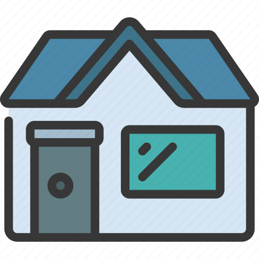 Bungalow, triangle, roof, real, estate, home, house icon - Download on Iconfinder