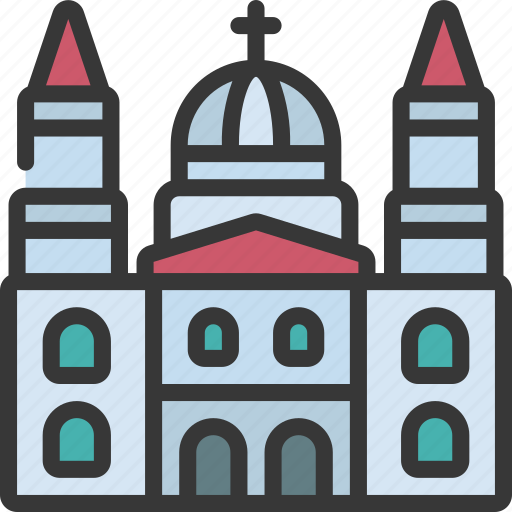 Cathedral, architecture, building, church, religion icon - Download on Iconfinder