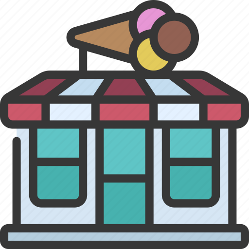 Ice, cream, store, shop, food icon - Download on Iconfinder