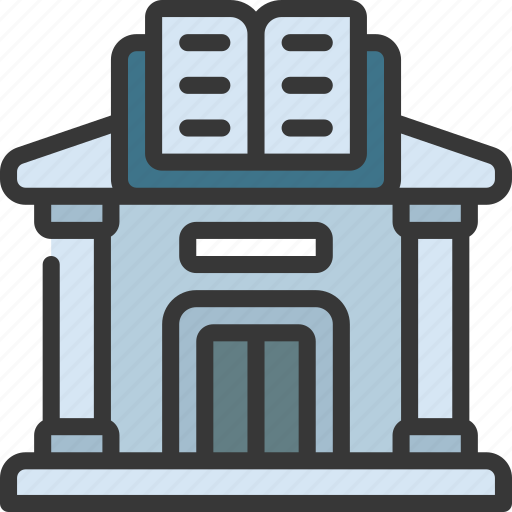 Library, real, estate, reading, books icon - Download on Iconfinder