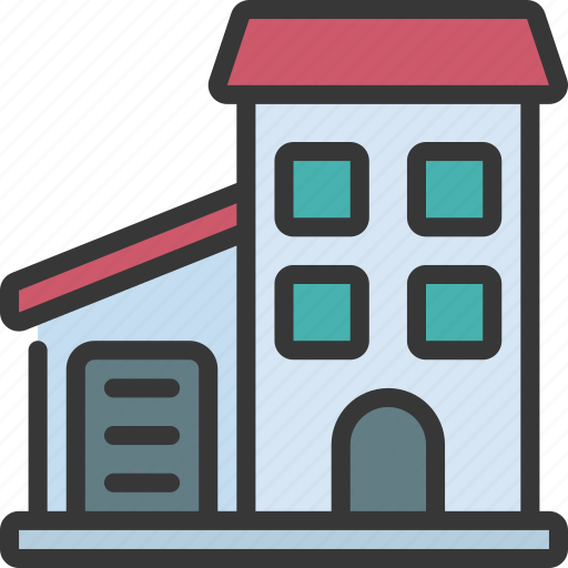 Side, garage, house, real, estate, home icon - Download on Iconfinder