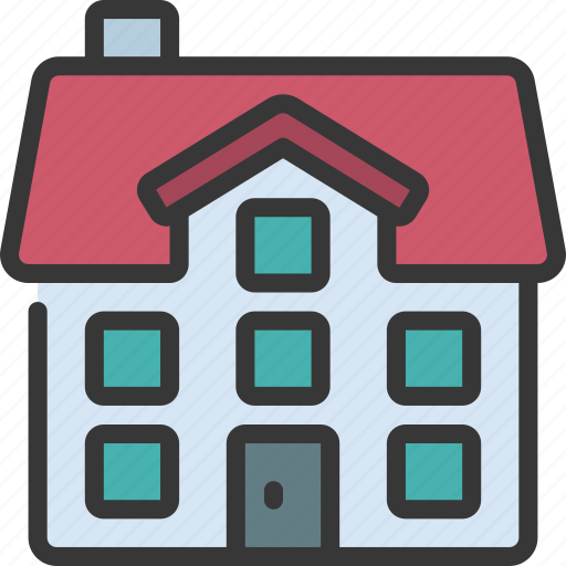 Three, story, house, real, estate icon - Download on Iconfinder
