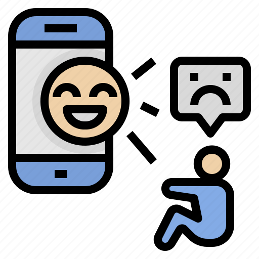 Alone, mood, feeling, dumped, different, laugh icon - Download on Iconfinder