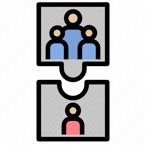 Jigsaw, compatible, perfectly, team, friend, family icon - Download on Iconfinder