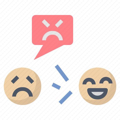 Bully, feeling, mood, angry, regret, happy, sad icon - Download on Iconfinder