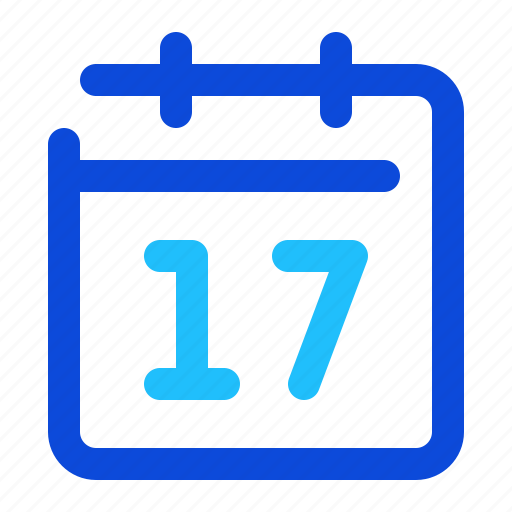 Calendar, date, event, 17 icon - Download on Iconfinder