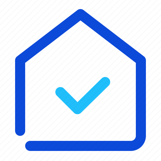 Home, checkmark, check, house icon - Download on Iconfinder