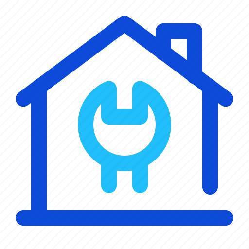 House, wrench, home, construction, building icon - Download on Iconfinder