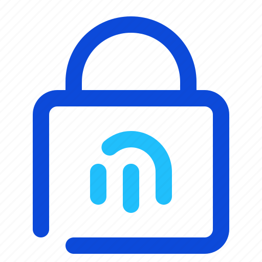 Lock, fingerprint, touch, id, identification icon - Download on Iconfinder