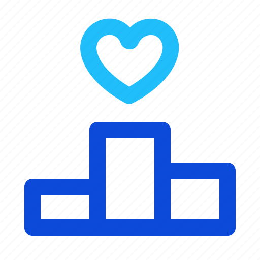 Award, ladder, heart, like icon - Download on Iconfinder