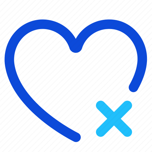 Heart, like, cancel, delete icon - Download on Iconfinder