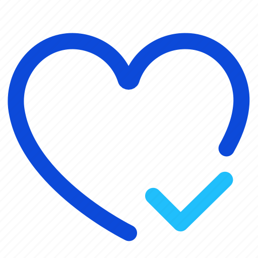Heart, like, checkmark, healthy icon - Download on Iconfinder