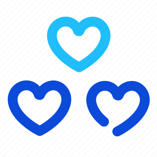 Hearts, love, romantic, rating icon - Download on Iconfinder