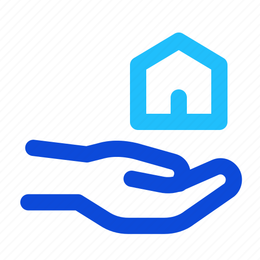 Agent, hand, house, realtor icon - Download on Iconfinder