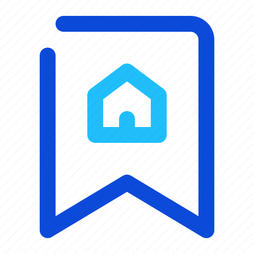 Bookmark, home, house, save icon - Download on Iconfinder