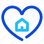 heart, love, house, property 