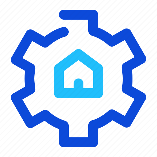 House, home, settings, options, gear icon - Download on Iconfinder