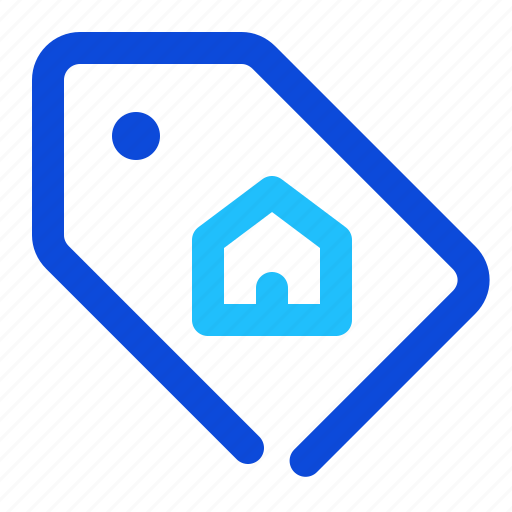 Label, price, house, home icon - Download on Iconfinder