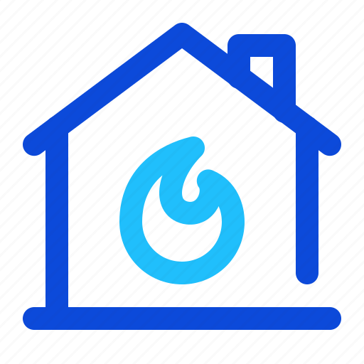 Fire, home, house, sensor icon - Download on Iconfinder