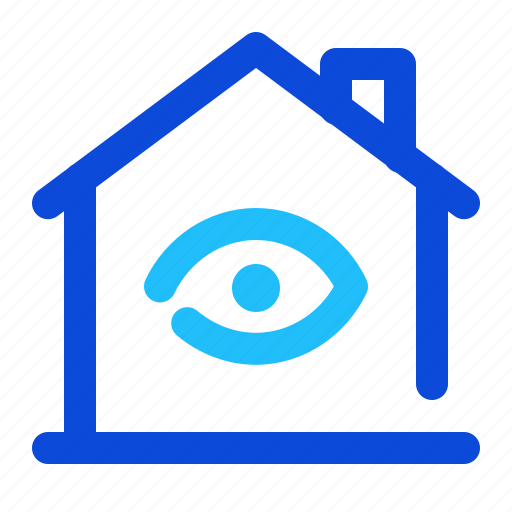 Spy, home, house, eye icon - Download on Iconfinder
