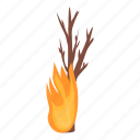 tree, fire, forest, disaster