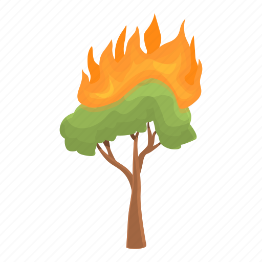 Young, tree, fire, nature icon - Download on Iconfinder