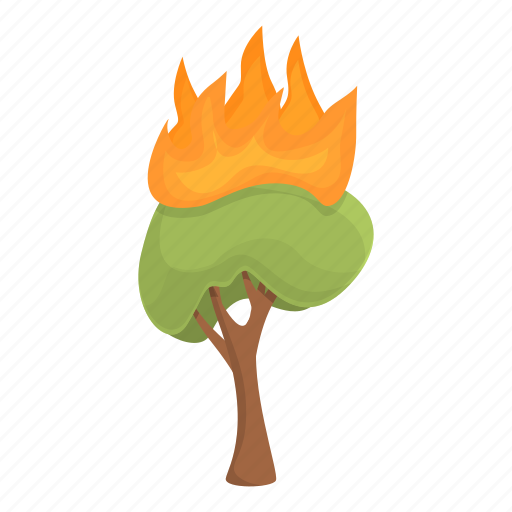 Burning, tree, drawing icon - Download on Iconfinder