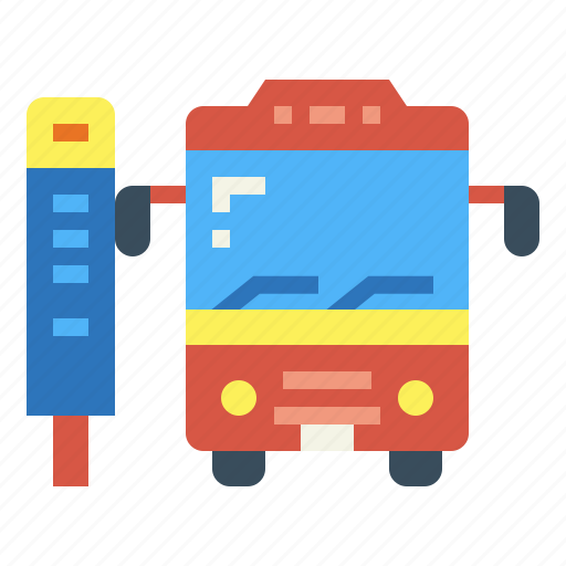 Buildings, bus, station, stop, transportation icon - Download on Iconfinder