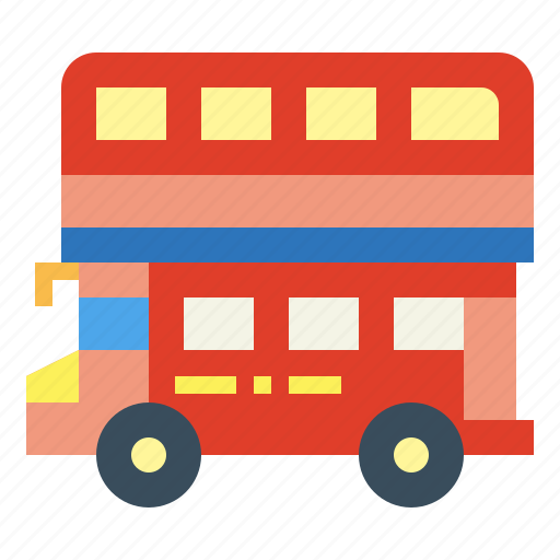 Bus, decker, double, tourism, transportation icon - Download on Iconfinder