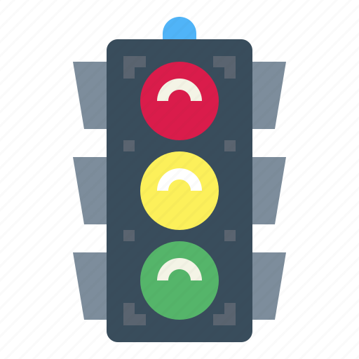Light, road, sign, signaling, traffic, transportation icon - Download on Iconfinder