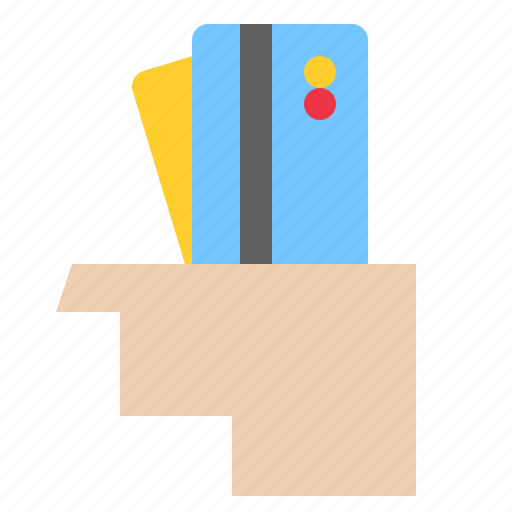 Credit card, head icon - Download on Iconfinder
