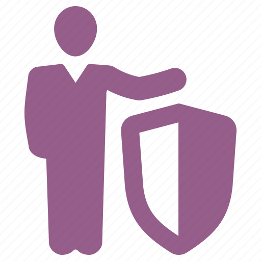 Business protection, businessman, secure, shield icon - Download on Iconfinder