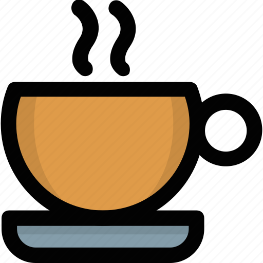 Beverage, coffee cup, drink, saucer, tea cup icon - Download on Iconfinder