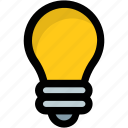bulb, idea, incandescent, lamp, light bulb