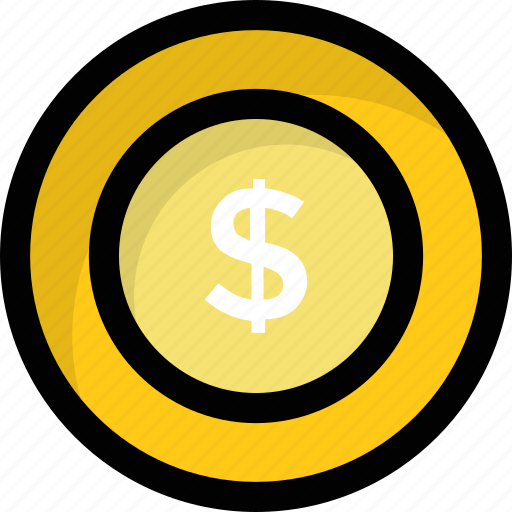 Cash, currency coin, dollar coin, money, wealth icon - Download on Iconfinder