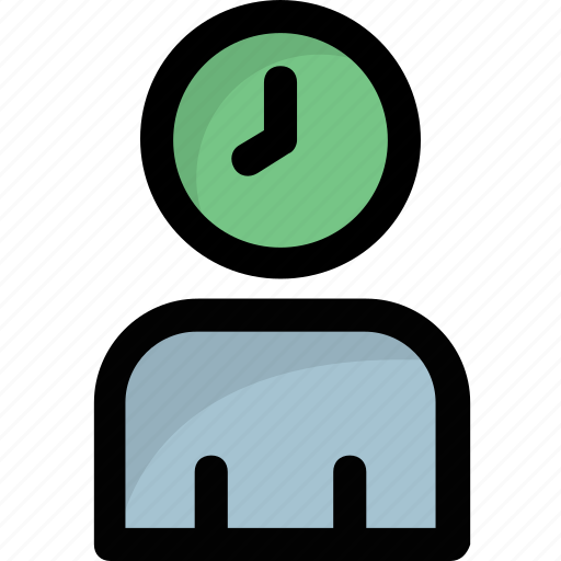 Anxious businessman, deadline, punctual, time management, work time icon - Download on Iconfinder