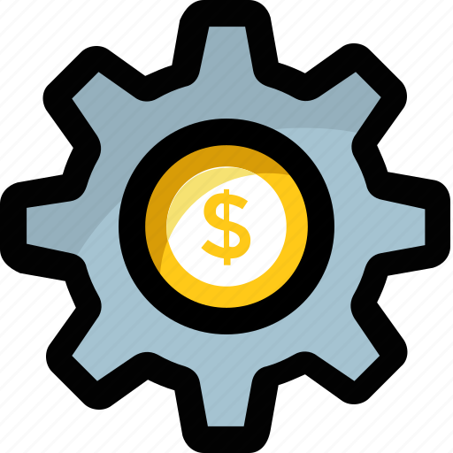 Cog, dollar, dollar exchange, financial market, money exchange icon - Download on Iconfinder