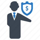business, finance, insurance, marketing, protection, security, shield icon