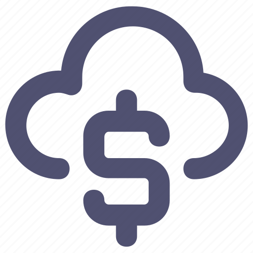 Cloud, currency, dollar, money, save icon - Download on Iconfinder