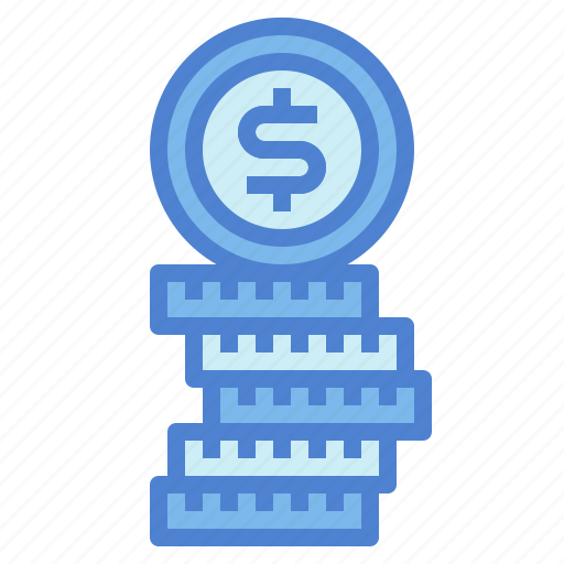 Coins, finance, money, stack icon - Download on Iconfinder