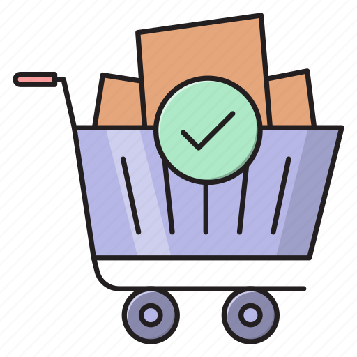 Basket, cart, complete, shopping, trolley icon - Download on Iconfinder