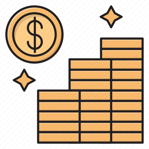 Budget, coins, dollar, money, saving icon - Download on Iconfinder