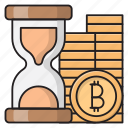 bitcoin, deadline, hourglass, sandglass, stopwatch 