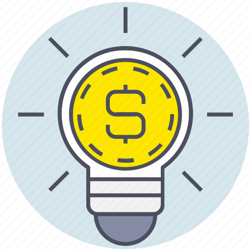 Business, dollar, idea, light bulb, money icon - Download on Iconfinder