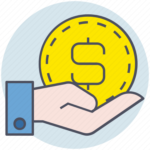 Business, hand, income, money icon - Download on Iconfinder