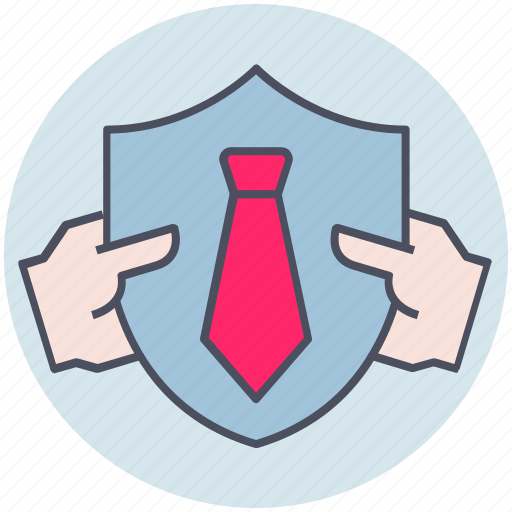 Business, hand, job, protection, shield icon - Download on Iconfinder