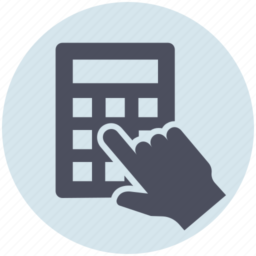 Business, calculator, count, hand icon - Download on Iconfinder