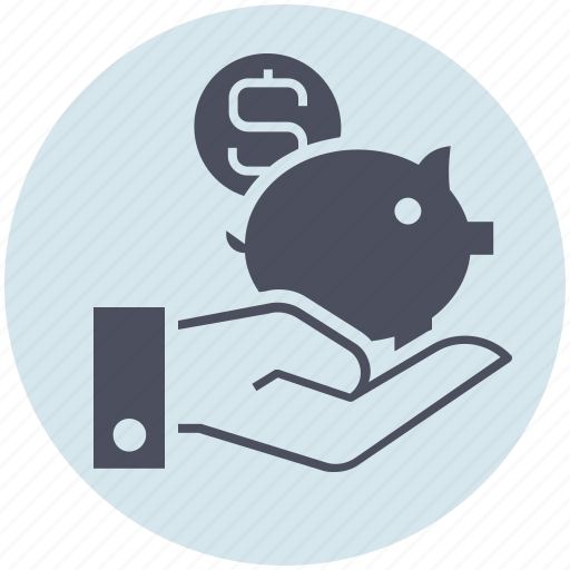 Business, hand, insurance, piggy bank, savings icon - Download on Iconfinder