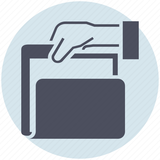Business, document, file, folder, hand icon - Download on Iconfinder