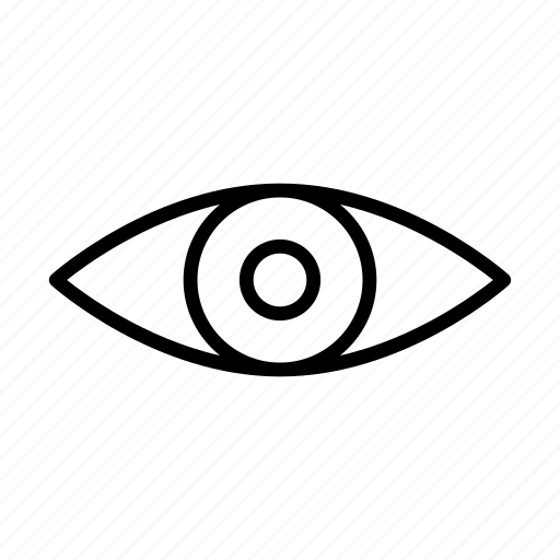 Look, view, eye, visible, seen icon - Download on Iconfinder